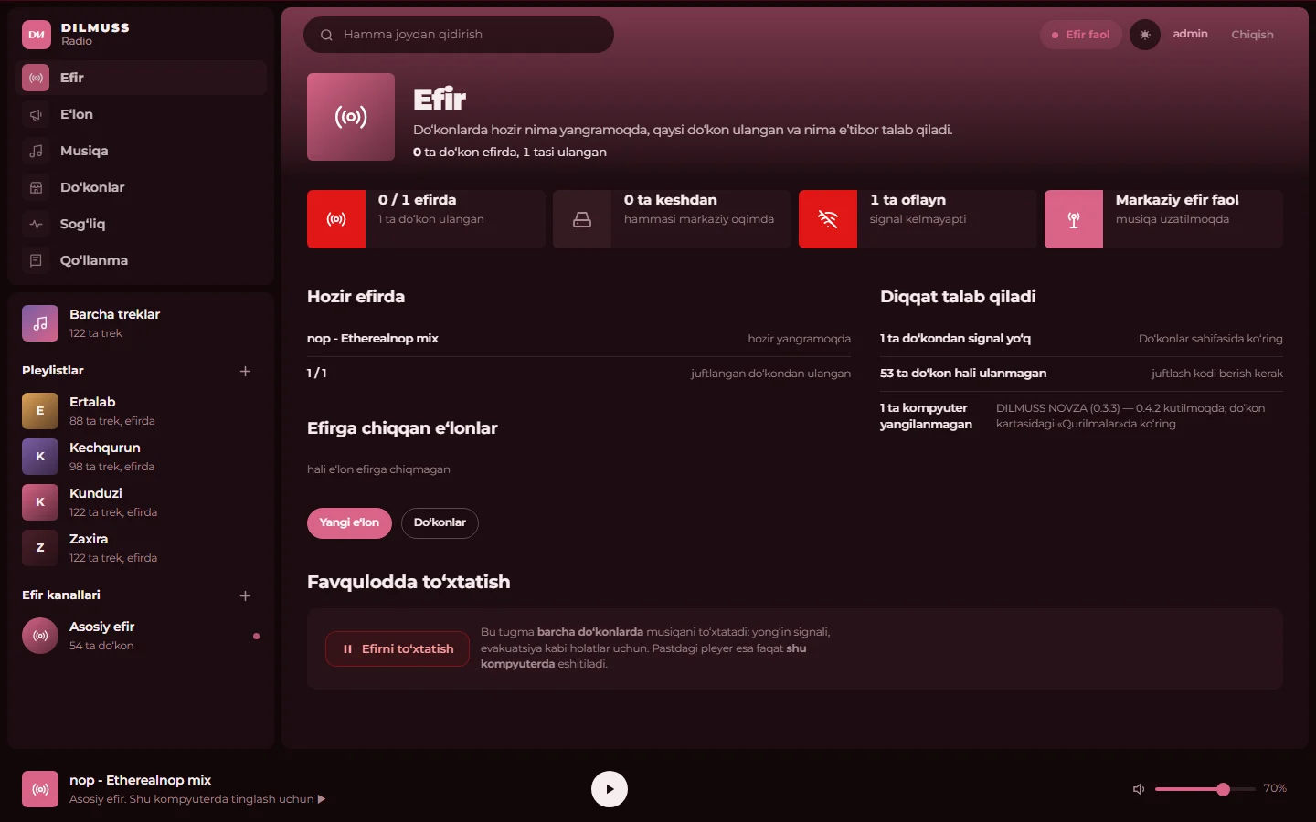 Efir ekrani